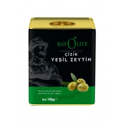Bayolive Çizik Yeşil Zeytin 10 kg Bayolive Çizik Yeşil Zeytin 10 kg