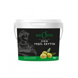 Bayolive Cizik Yeşil Zeytin 3 Kg Bayolive Cizik Yeşil Zeytin 3 Kg